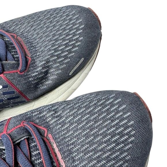Brooks Adrenaline GTS 21 blue and red running shoes size 9 - Picture 12 of 14